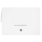 Chat Noir Umbrella Montmartre Cards (Back Horizontal)