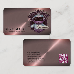 🤖Chatbot Developer Conversational AI Engineer NLP Business Card