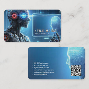 🤖Chatbot Developer Conversational AI Engineer NLP Business Card