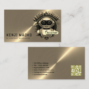 🤖Chatbot Developer Conversational AI Engineer NLP Business Card