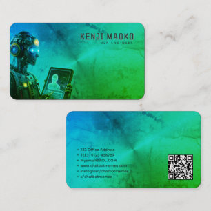 🤖Chatbot Developer Conversational AI Engineer NLP Business Card