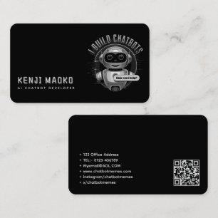 🤖Chatbot Developer Conversational AI Engineer NLP Business Card