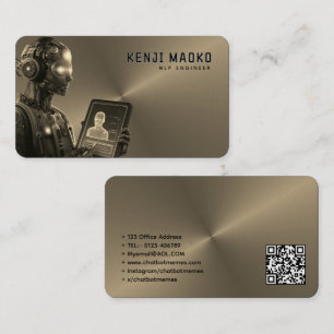 🤖Chatbot Developer Conversational AI Engineer NLP Business Card