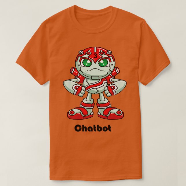 Chatbot Robot T-Shirt (Design Front)