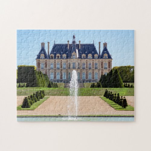 Chateau and parc de Sceaux in summer _ France Jigsaw Puzzle