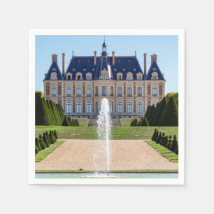 Chateau and parc de Sceaux in summer - France Napkins