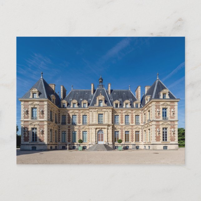 Chateau and parc de Sceaux in summer - France Postcard (Front)