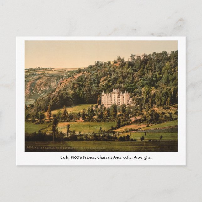  Chateau Anteroche 1900's Vintage France Postcard (Front)