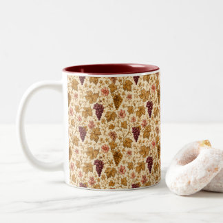 Château Bordeaux Botanical Grapes Mug