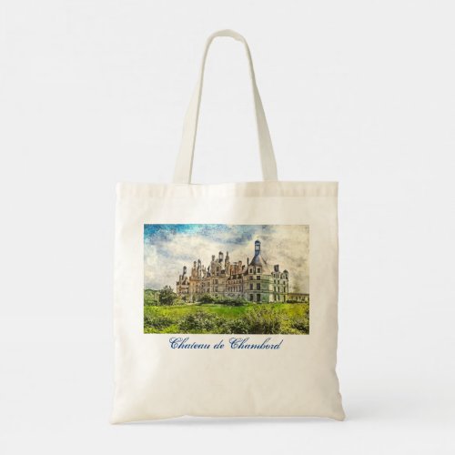 Chateau Chambord and Chateau Chenonceau Tote Bag