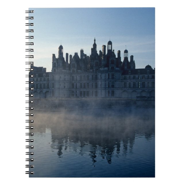 Chateau Chambord at dawn, Loir-et-Cher, Loire Notebook (Front)