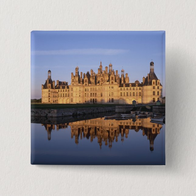 Chateau Chambord, Loire Valley, France Pinback Button (Front)
