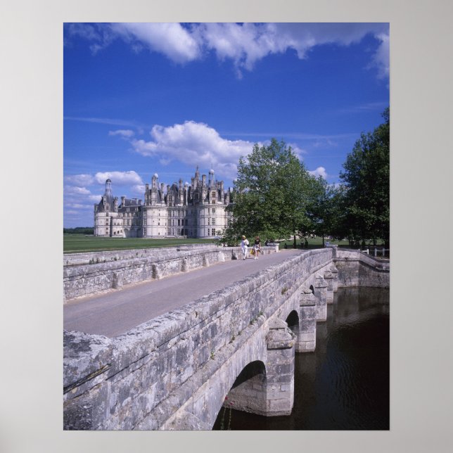 Chateau Chambord, Loire Valley, France Poster (Front)