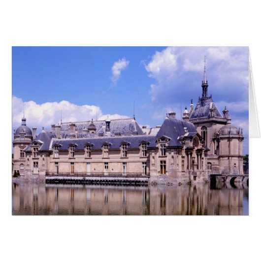 Chateau Chantilly, Oise, France Cards (Front Horizontal)