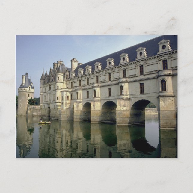 Chateau, Chenonceau, Indre/Loir, France Postcard (Front)
