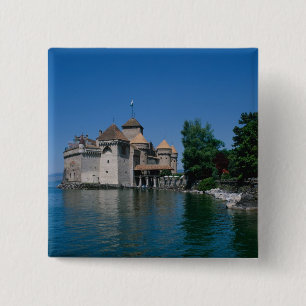 Chateau Chillon, Lake Geneva, Vaud Canton, Button