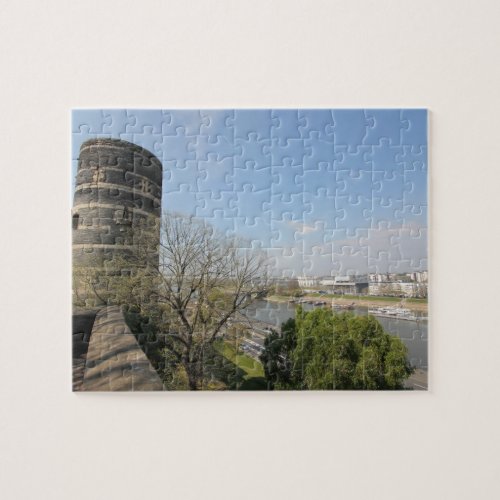 Chateau dAngers _ View over la Maine Jigsaw Puzzle
