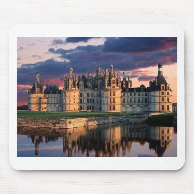 chateau de chambord Castle,Loire Valley, France Mouse Pad (Front)