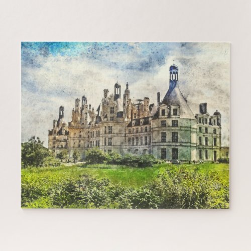 Chateau de Chambord France Jigsaw Puzzle