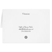 Château de Chenonceau Cards (Back Horizontal)