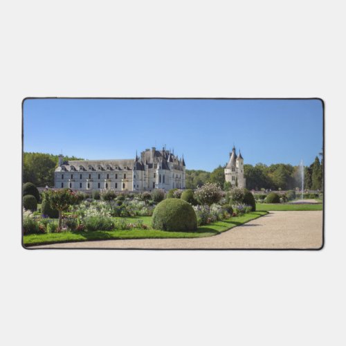 Chateau de Chenonceau in the Loire Valley _ France Desk Mat