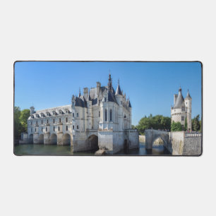 Chateau de Chenonceau in the Loire Valley - France Desk Mat