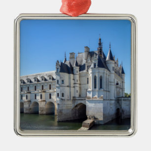 Chateau de Chenonceau in the Loire Valley - France Metal Ornament