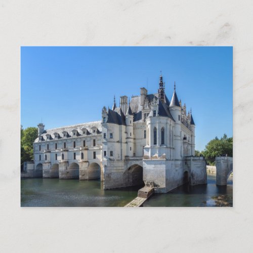 Chateau de Chenonceau in the Loire Valley _ France Postcard