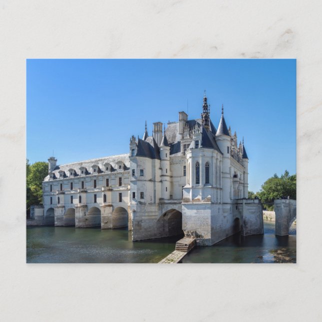 Chateau de Chenonceau in the Loire Valley - France Postcard (Front)