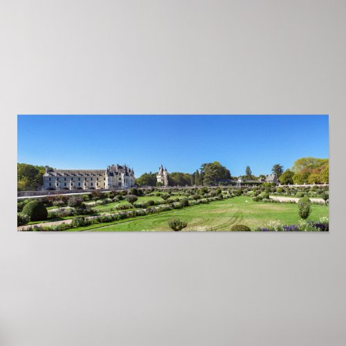 Chateau de Chenonceau in the Loire Valley _ France Poster