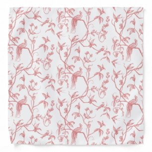 Chateau de Colombe Peacock toile bandana (pink)