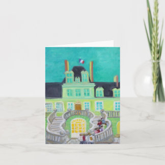 Chateau de Fontainebleau Fantasy Card