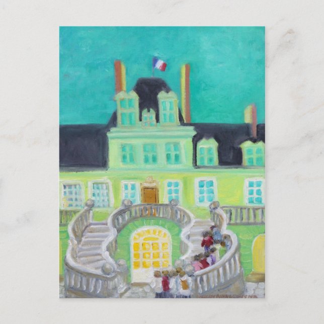 Chateau de Fontainebleau Fantasy Postcard (Front)