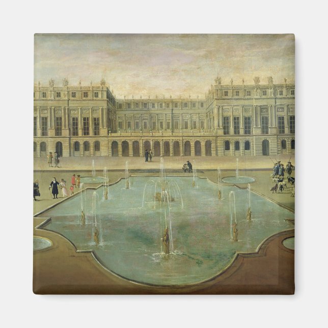 Chateau de Versailles from the Garden Side Magnet (Front)
