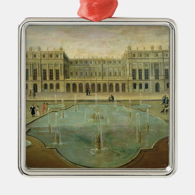Chateau de Versailles from the Garden Side Metal Ornament (Front)