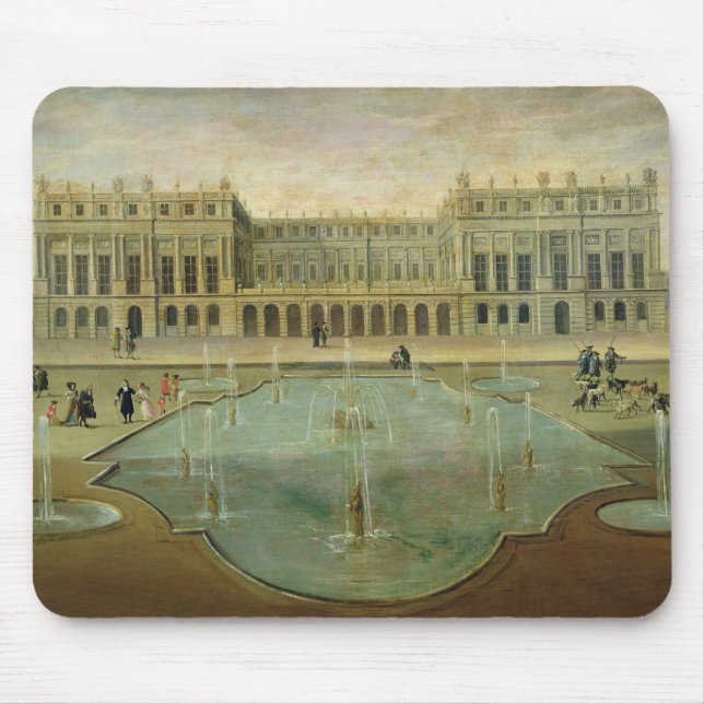 Chateau de Versailles from the Garden Side Mouse Pad (Front)