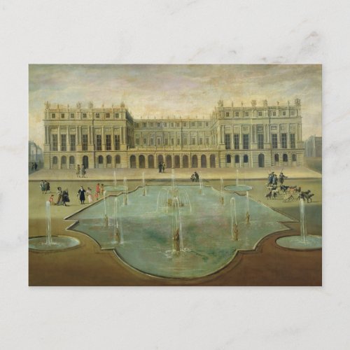 Chateau de Versailles from the Garden Side Postcard