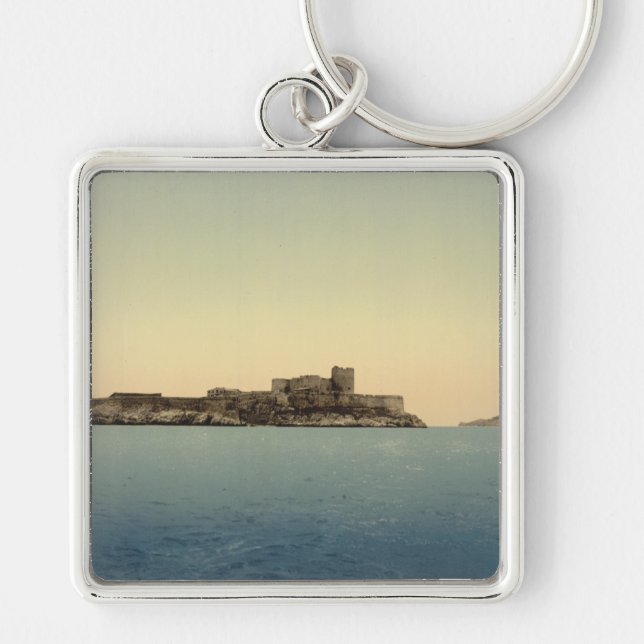Chateau d'If, Marseilles, France Keychain (Front)