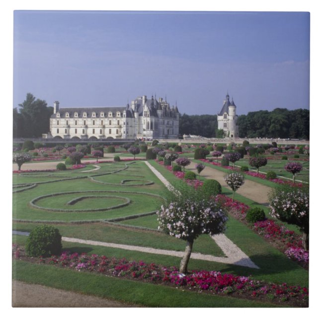 Chateau du Chenonceau, Loire Valley, Ceramic Tile (Front)