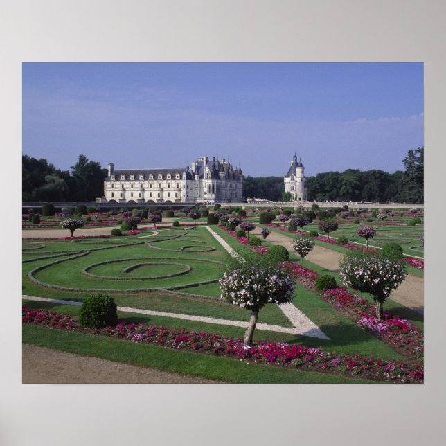 Chateau du Chenonceau, Loire Valley, Poster (Front)