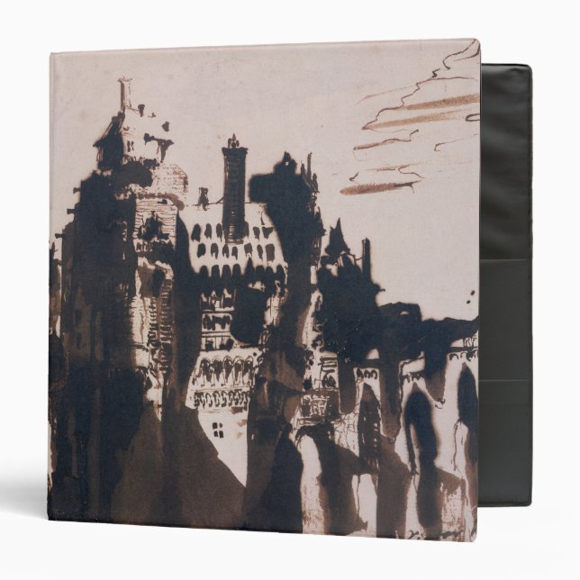 Chateau fortified by two Bridges Binder (Front/Inside)
