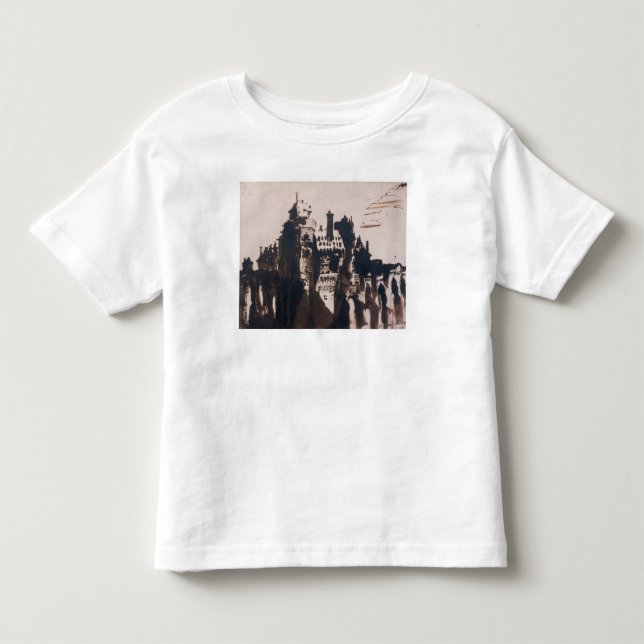 Chateau fortified by two Bridges Toddler T-shirt (Front)