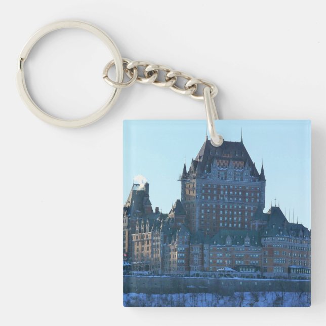 Chateau Frontenac, Quebec, Canada Keychain (Front)