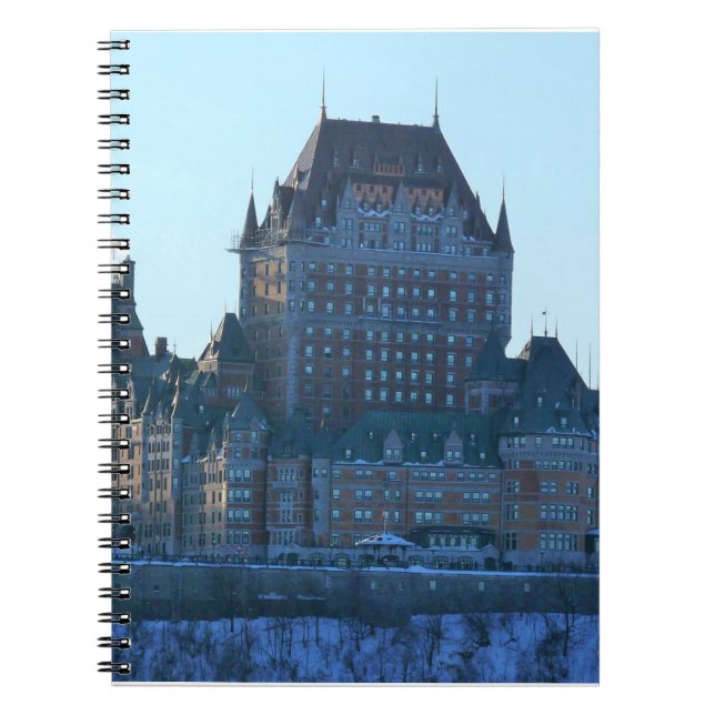 Chateau Frontenac, Quebec, Canada Notebook (Front)