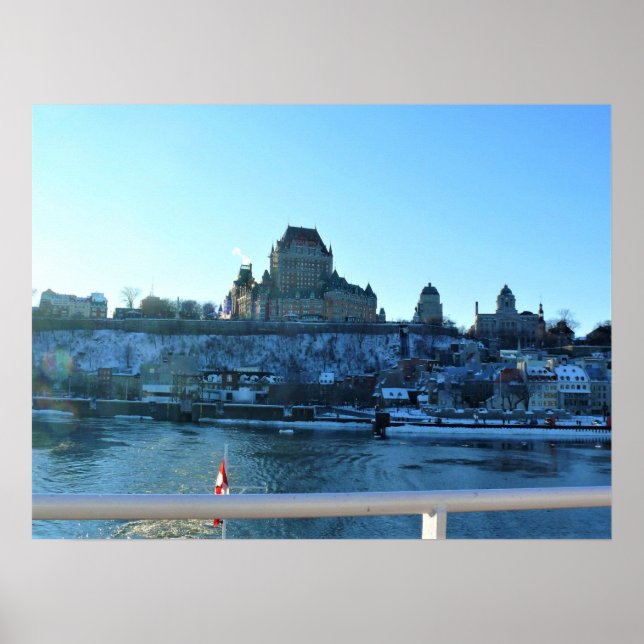 Chateau Frontenac, Quebec, Canada Poster (Front)