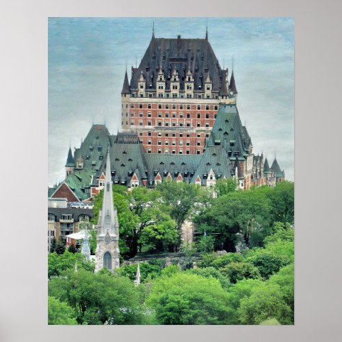 Chateau Frontenac Quebec City Poster