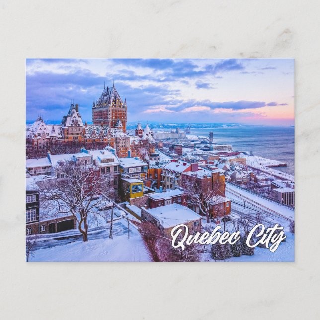 Chateau Frontenac, Quebec City, Quebec, Canada Postcard (Front)