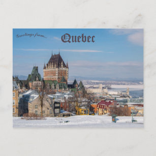 Chateau Frontenac Quebec City Quebec Postcard