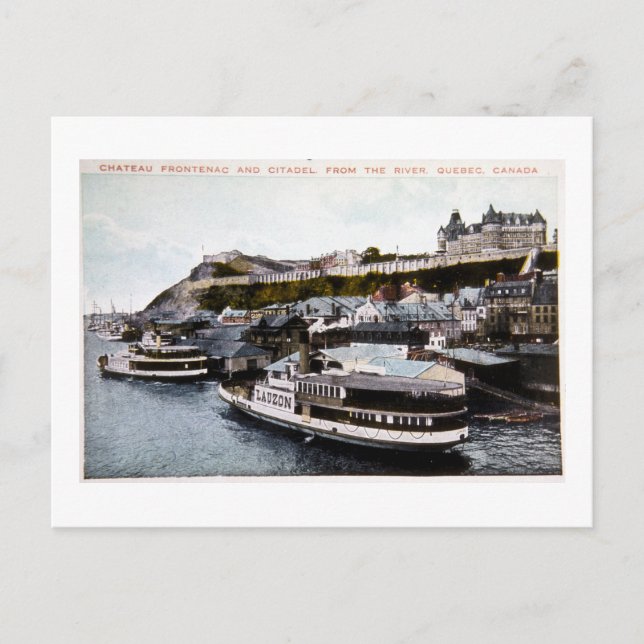 Chateau Frotenac, Quebec, Canada Postcard (Front)