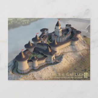 Château-Gaillard, watching over Petit Andely, Postcard